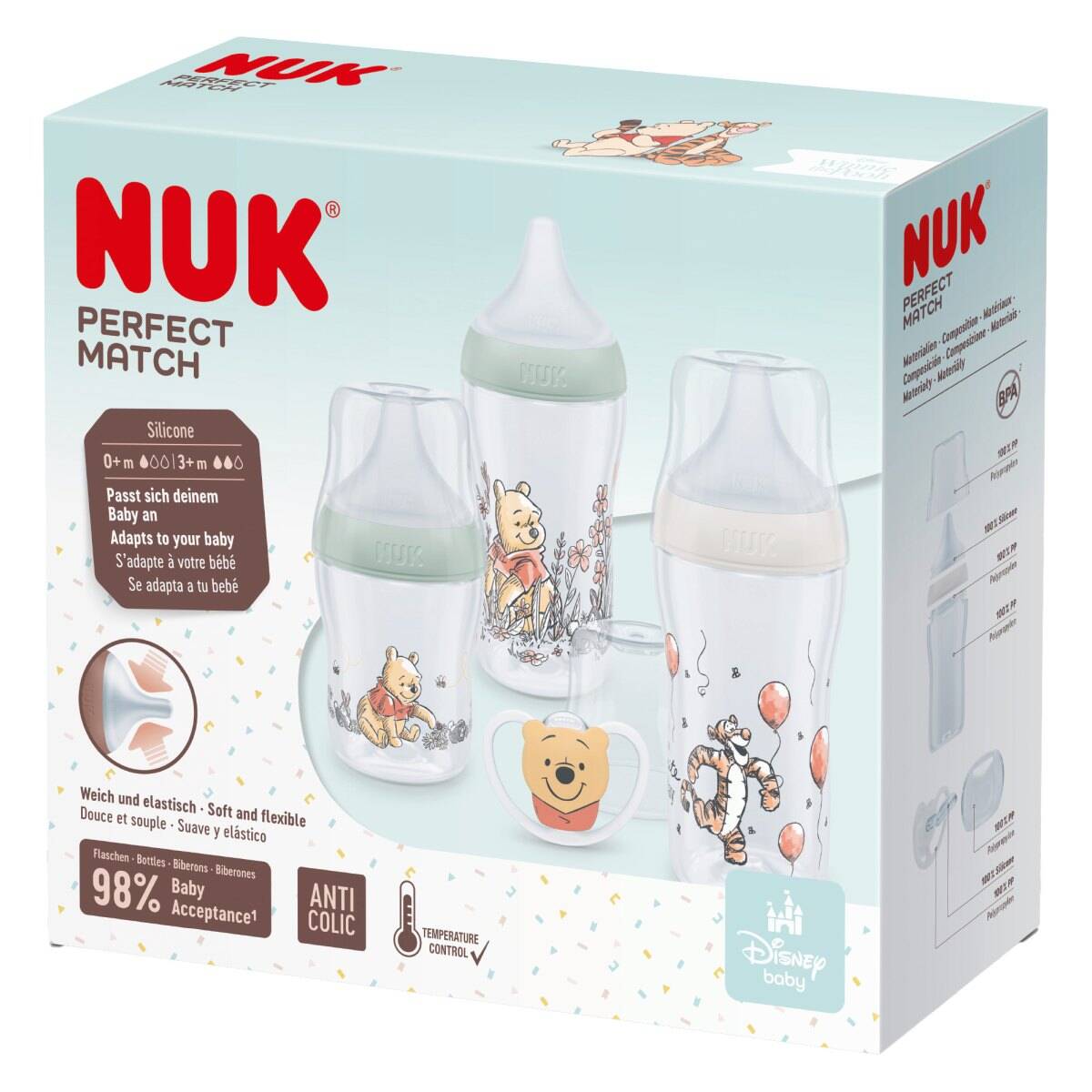 NUK set bočica Perfect Match multicolor