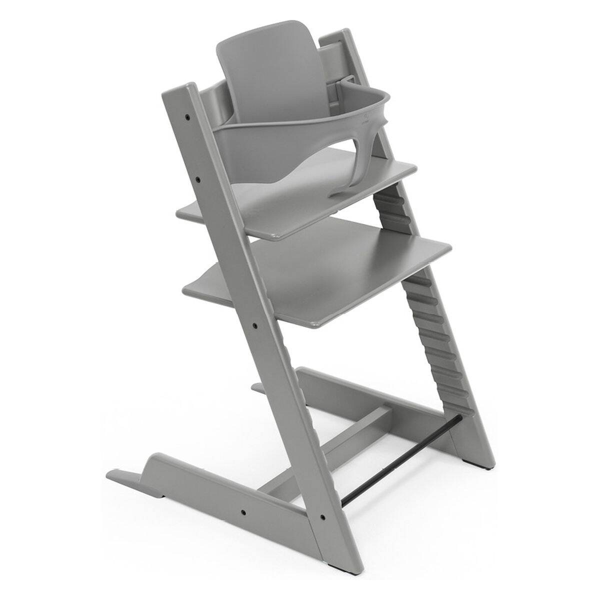 Stokke stol za hranjenje Tripp Trapp set 3v1 storm grey/storm grey 685600