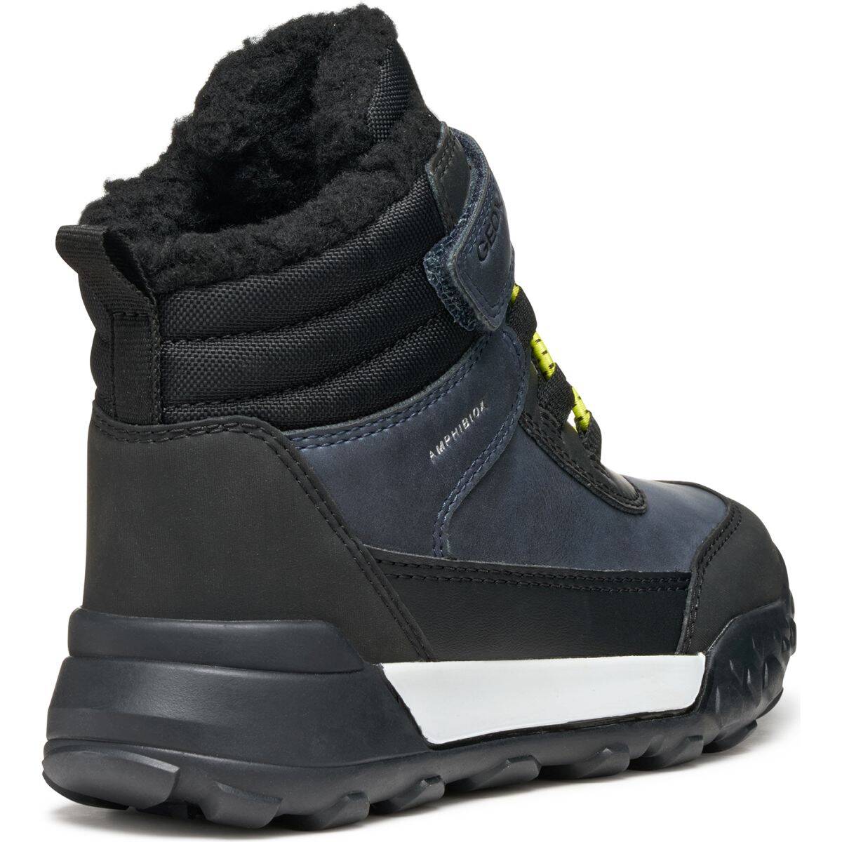 Geox škornji J46MBE J TREKKYUP B ABX C0749 0MEMS podloženi F navy/lime 28