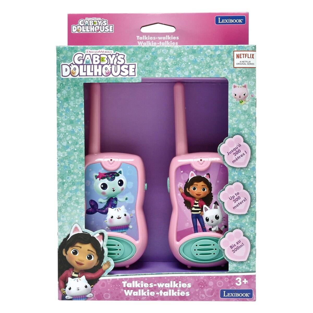 LEXIBOOK Walkie-talkie do 200m Gabby's Dollhouse