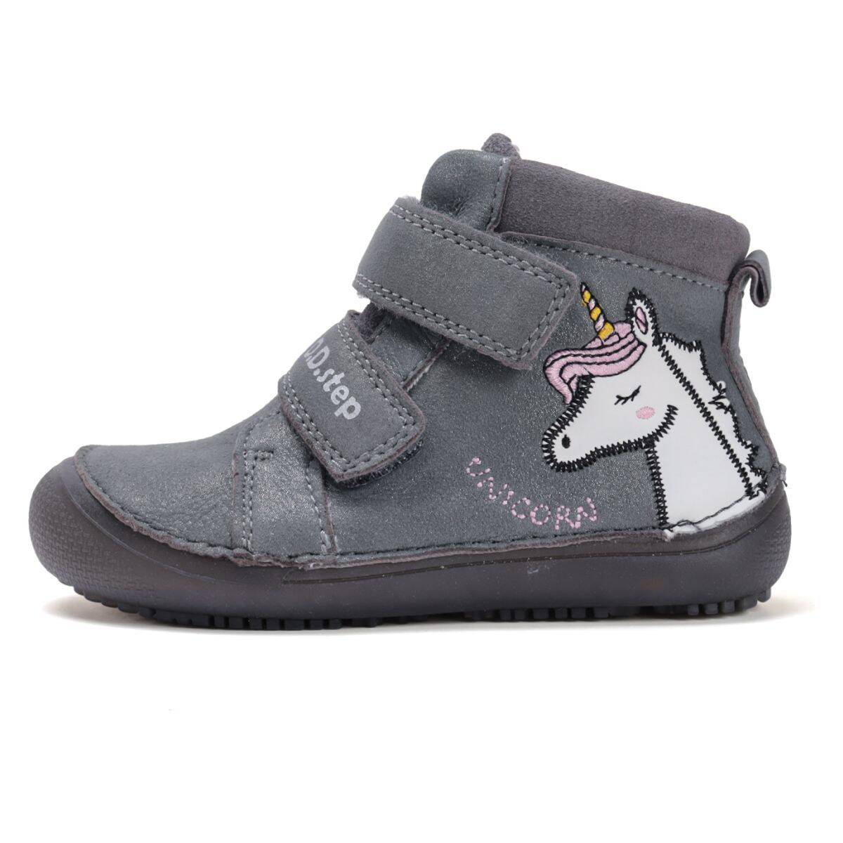 D.D.Step čevelj gležnjar A063-52815M barefoot D dark grey 27