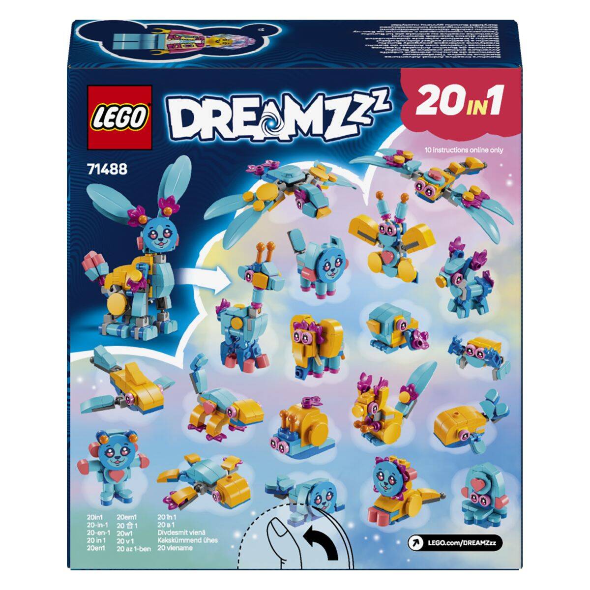LEGO® Dreamzzz 71488 Bunchujeve ustvarjalne živalske dogodivščine