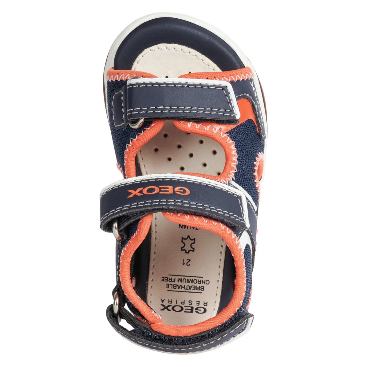 Geox sandal B150GA B S.TODO B. A F navy/orangefluo 26