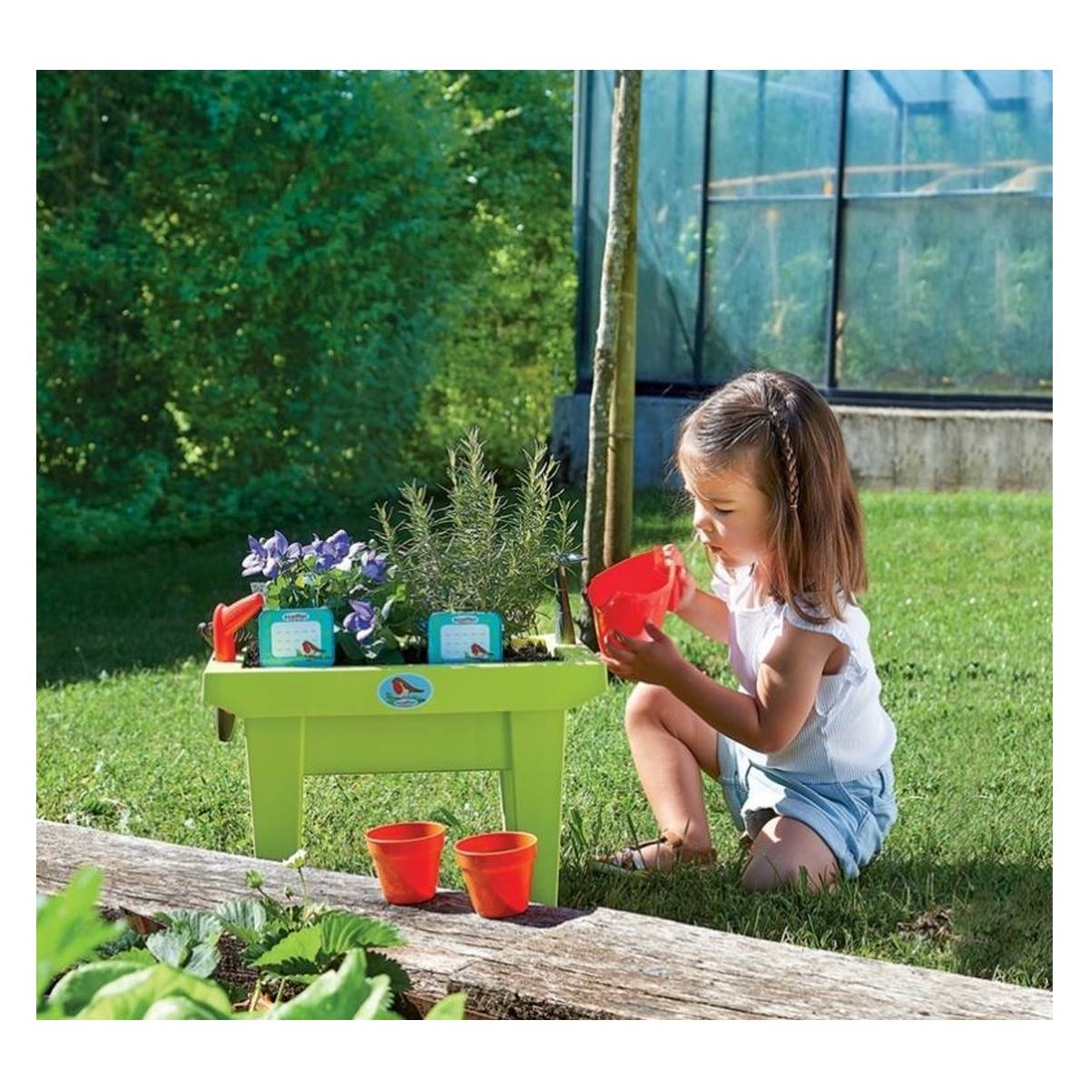 ECOIFFIER set za sadnju "Flower box"