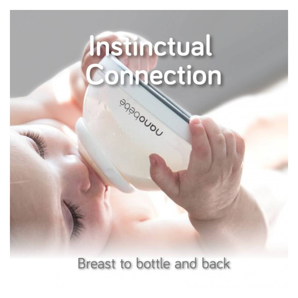 NANOBEBE plastična bočica za majčino mlijeko 2kom - Roza PINK