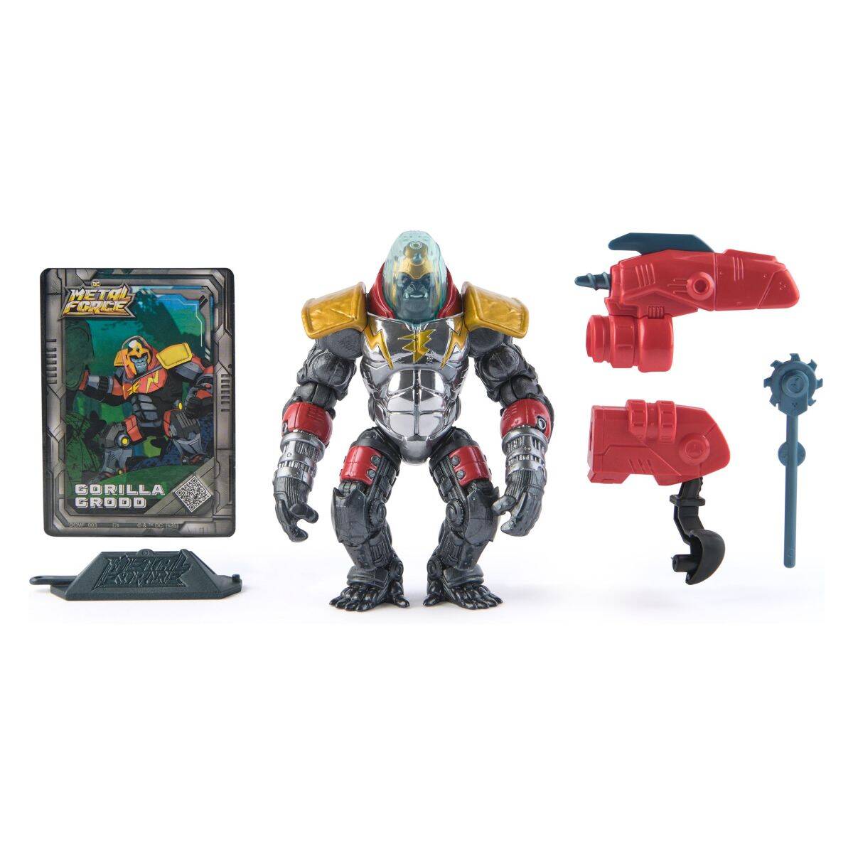 Batman Metal Force figura 10 cm sort.