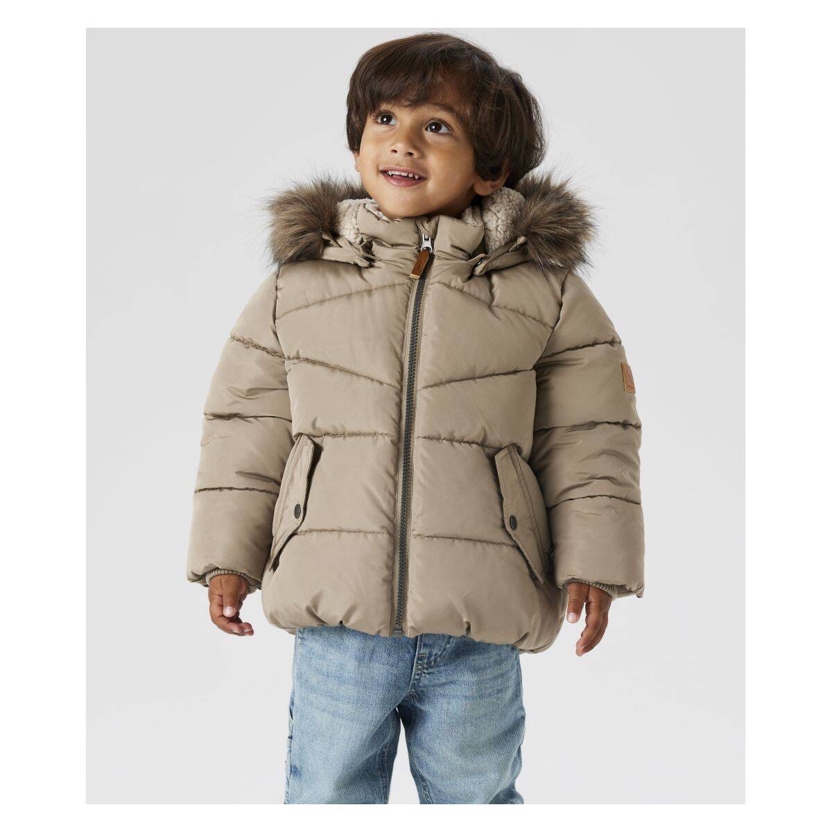 Name It jakna DR 13243944 NMMMATHEW PUFFER JACKET1 F Bež 80