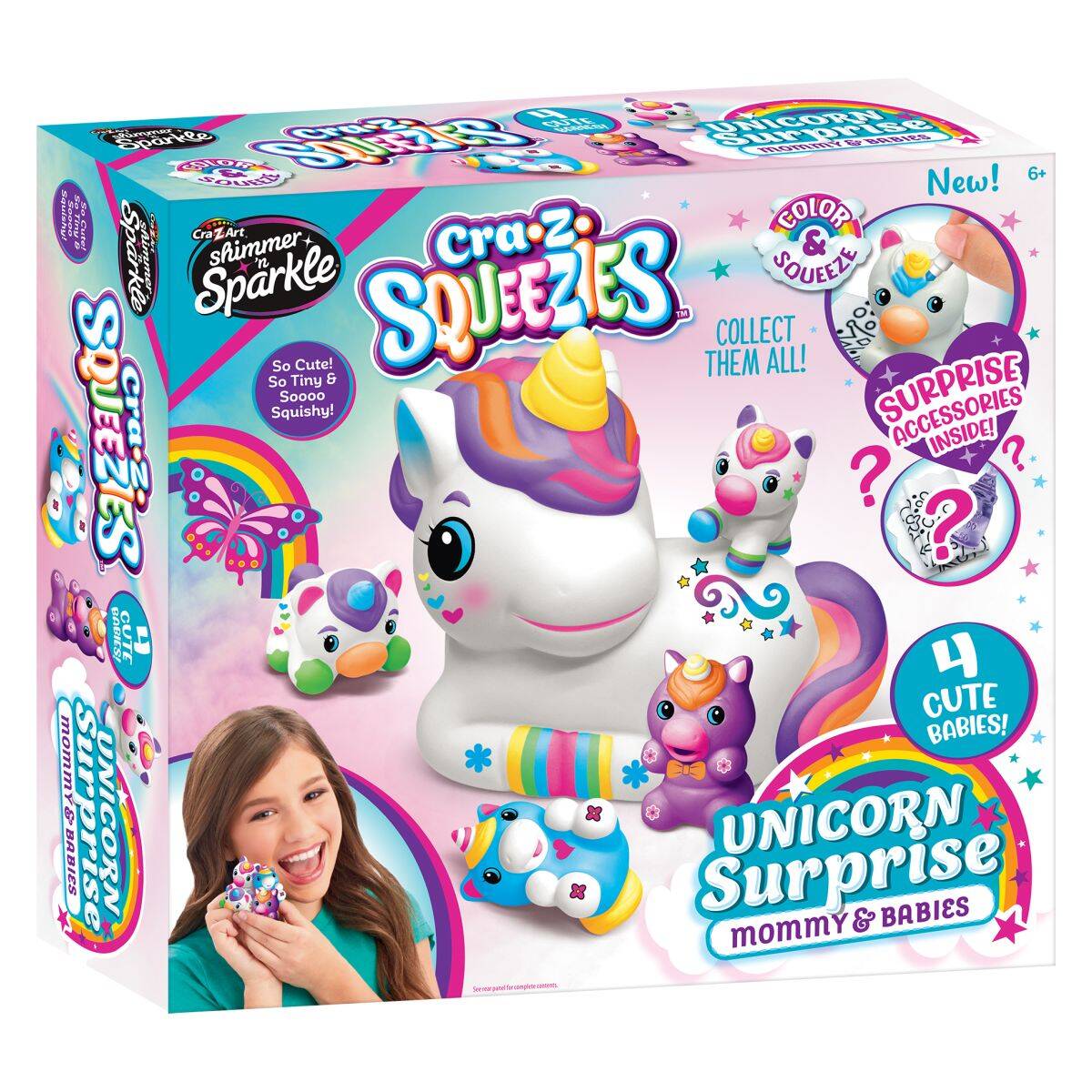 CRAZART obojaj figure Surprise Mommies & Babies