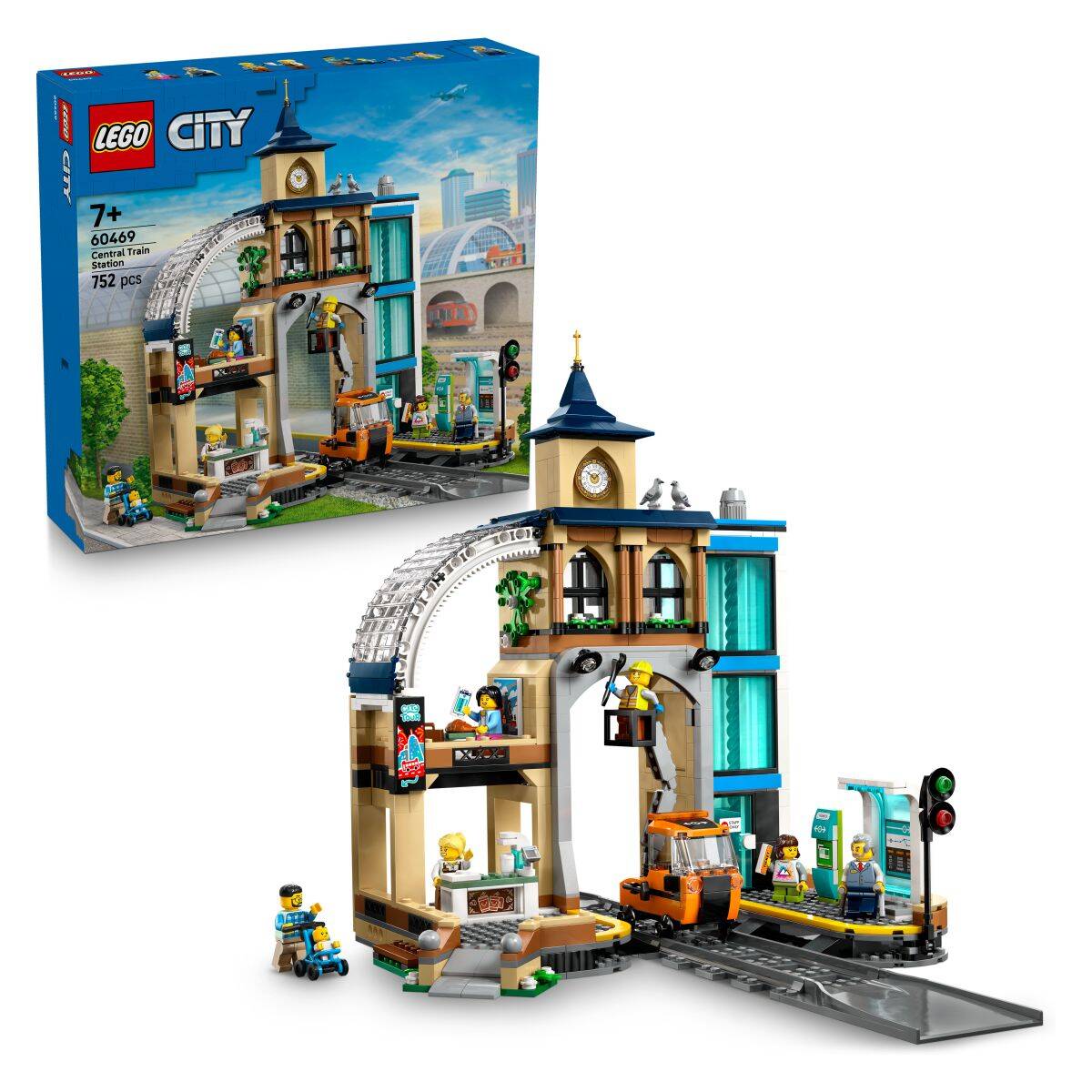 LEGO® CITY 60469 Glavni željeznički kolodvor
