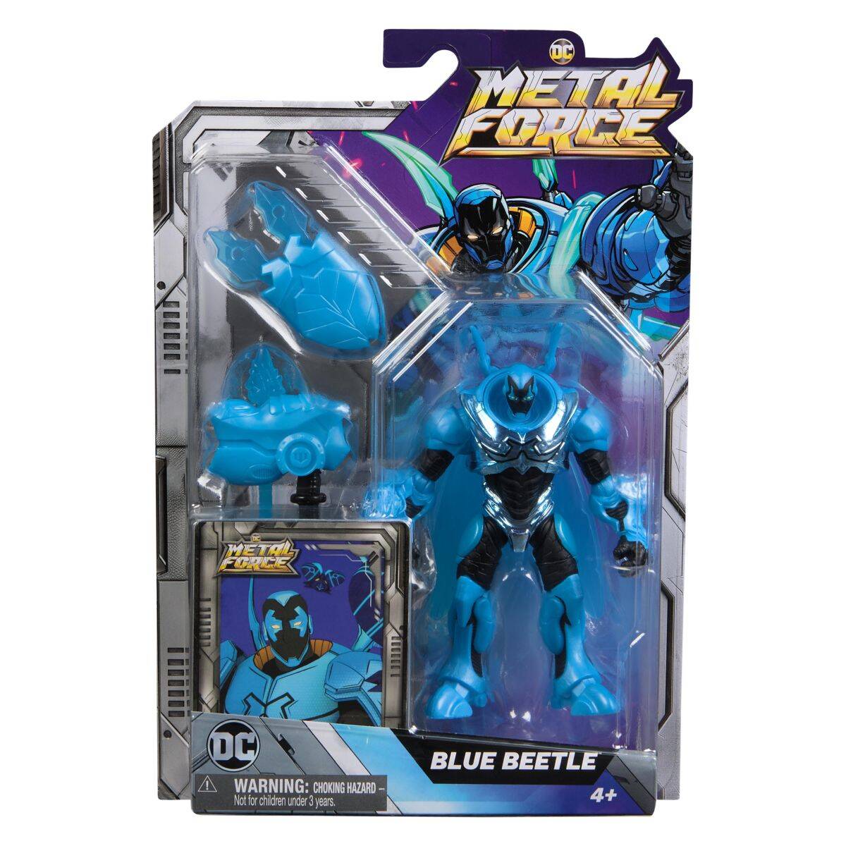 Batman Metal Force figura 10 cm sort.