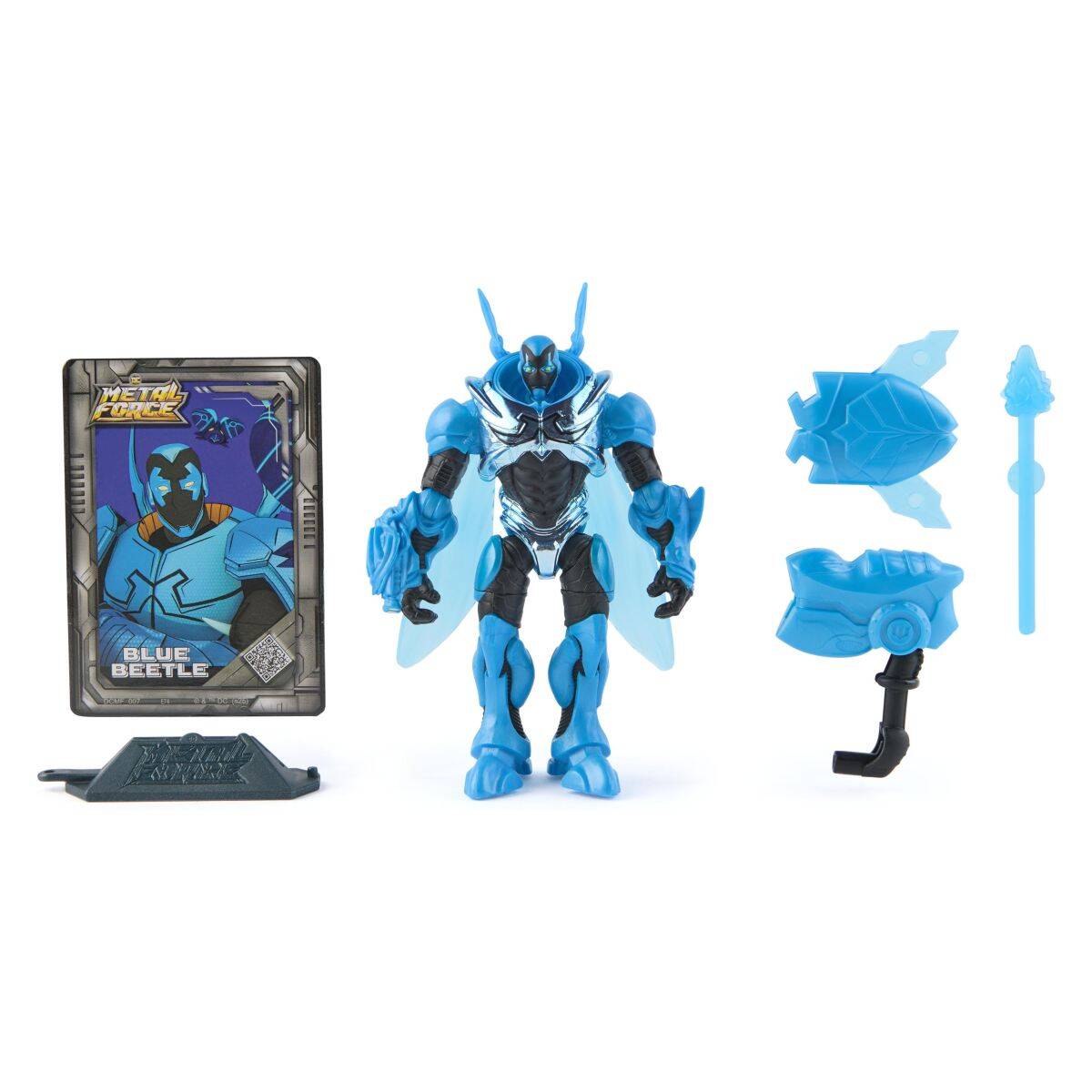 Batman Metal Force figura 10 cm sort.