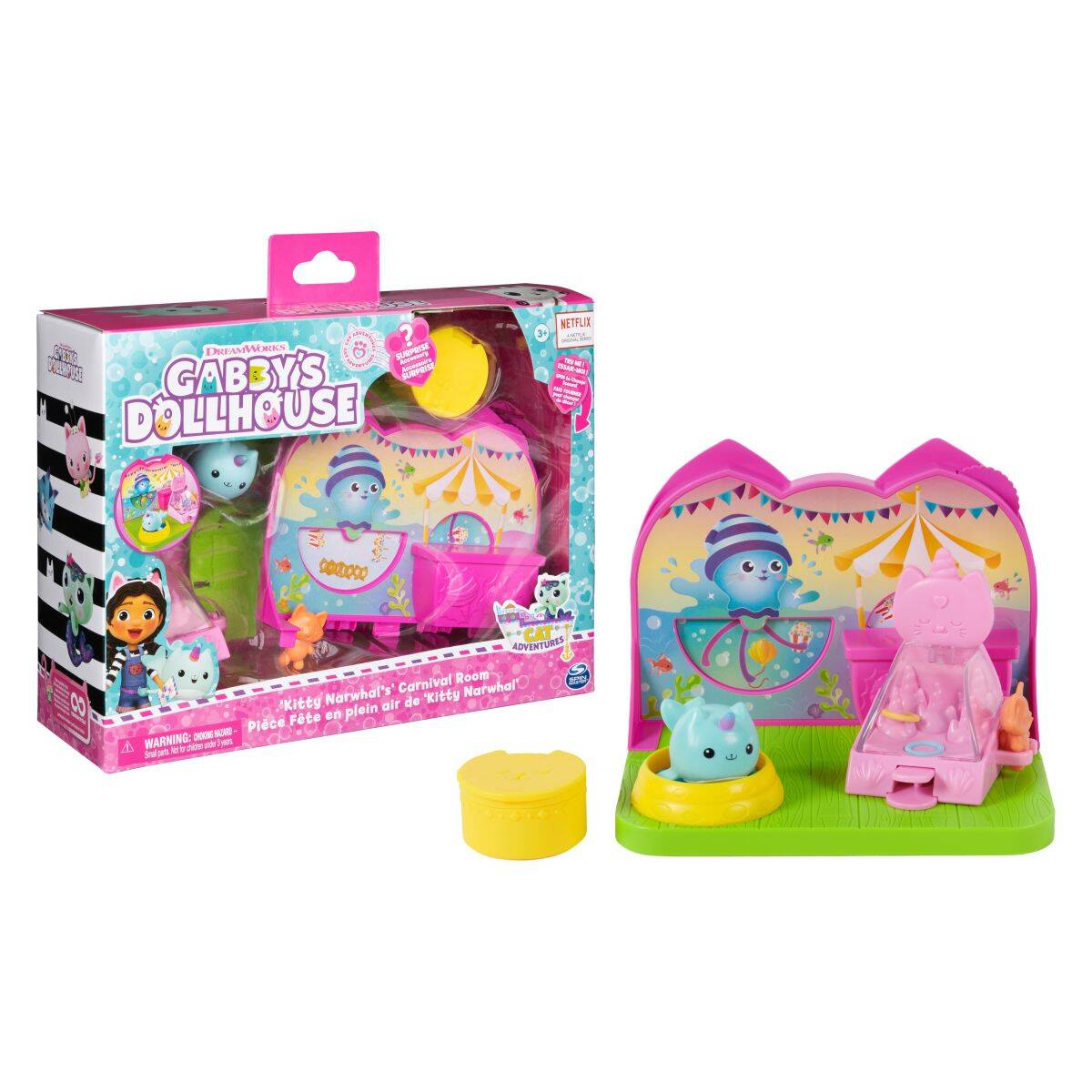 GABBY'S DOLLHOUSE karnevalska soba Kitty Narwhal