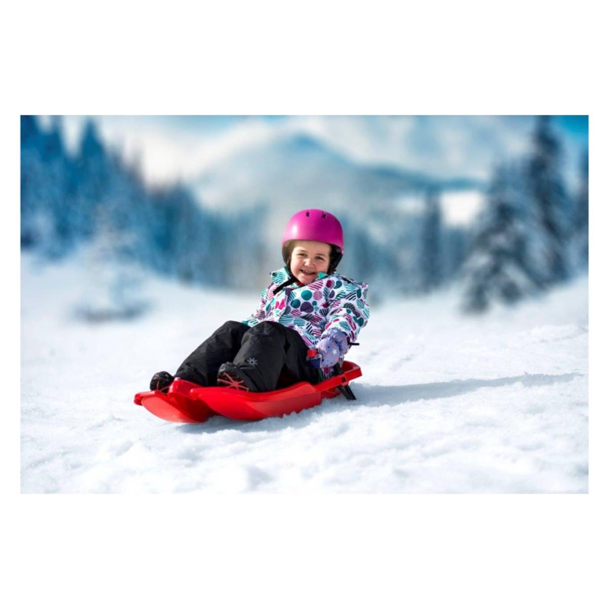 PLASTKON bob sa kočnicom Cyclone - plava