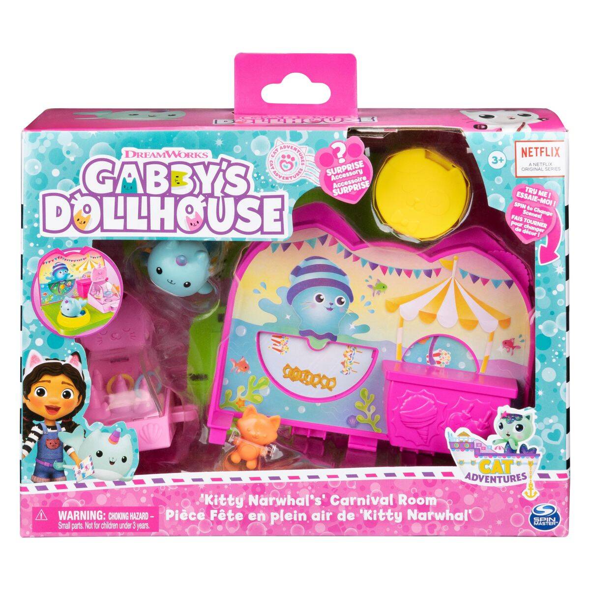 GABBY'S DOLLHOUSE karnevalska soba Kitty Narwhal