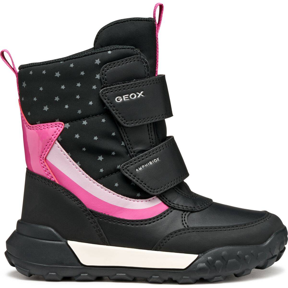 Geox škornji J56M7A J TREKKYUP B ABX B C0922 0MNBC podloženi D black/fuchsia 28