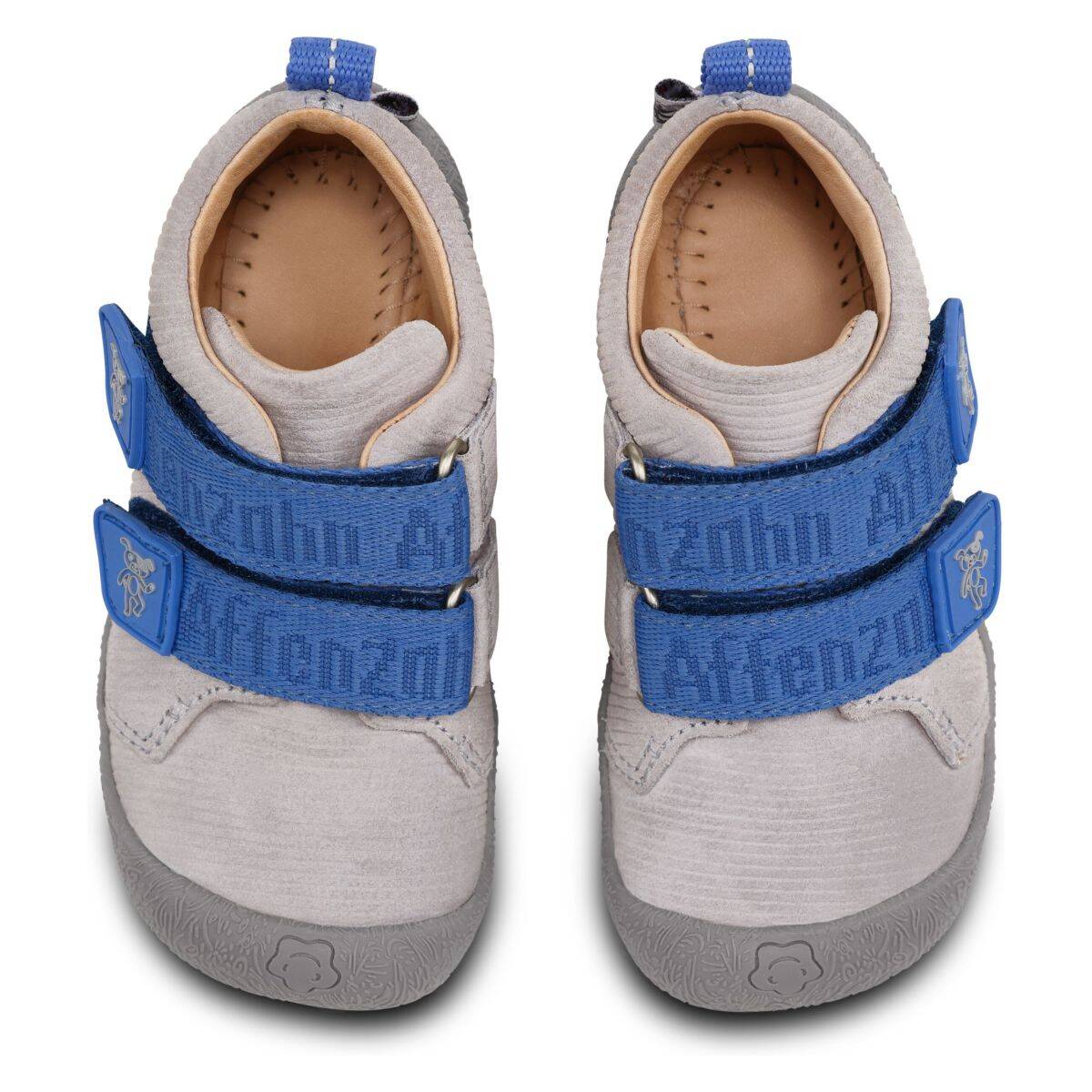 Affenzahn čevelj nizek Leather Walky Dog 01392-80027 barefoot F grey 23