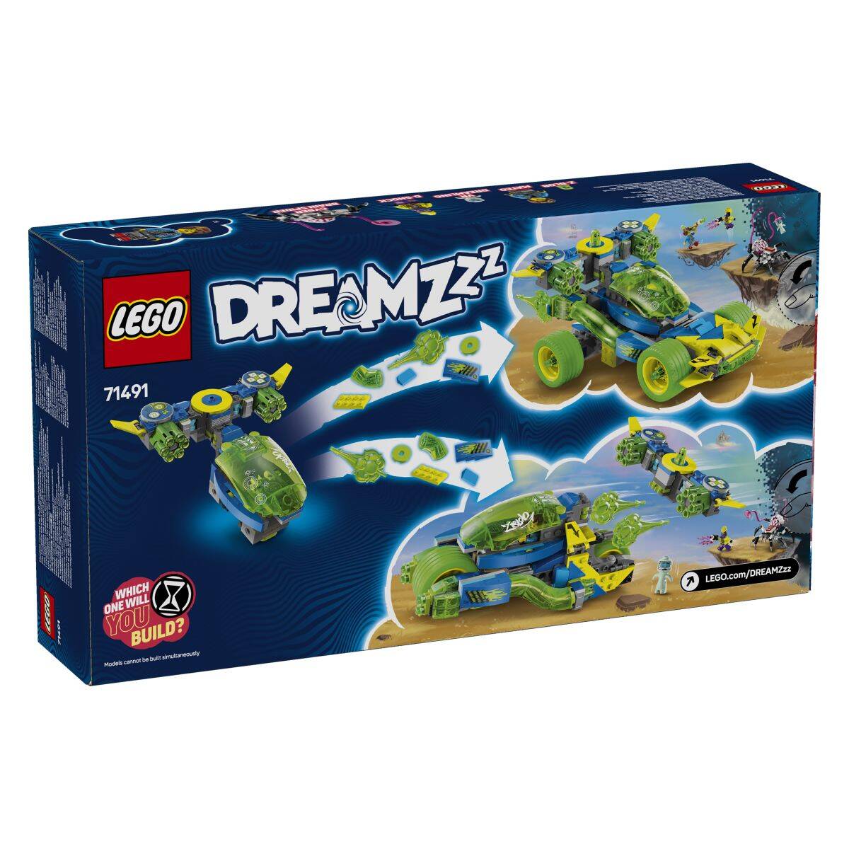 LEGO® Dreamzzz 71491 Mateo in dirkalni avtomobil Z-Blob