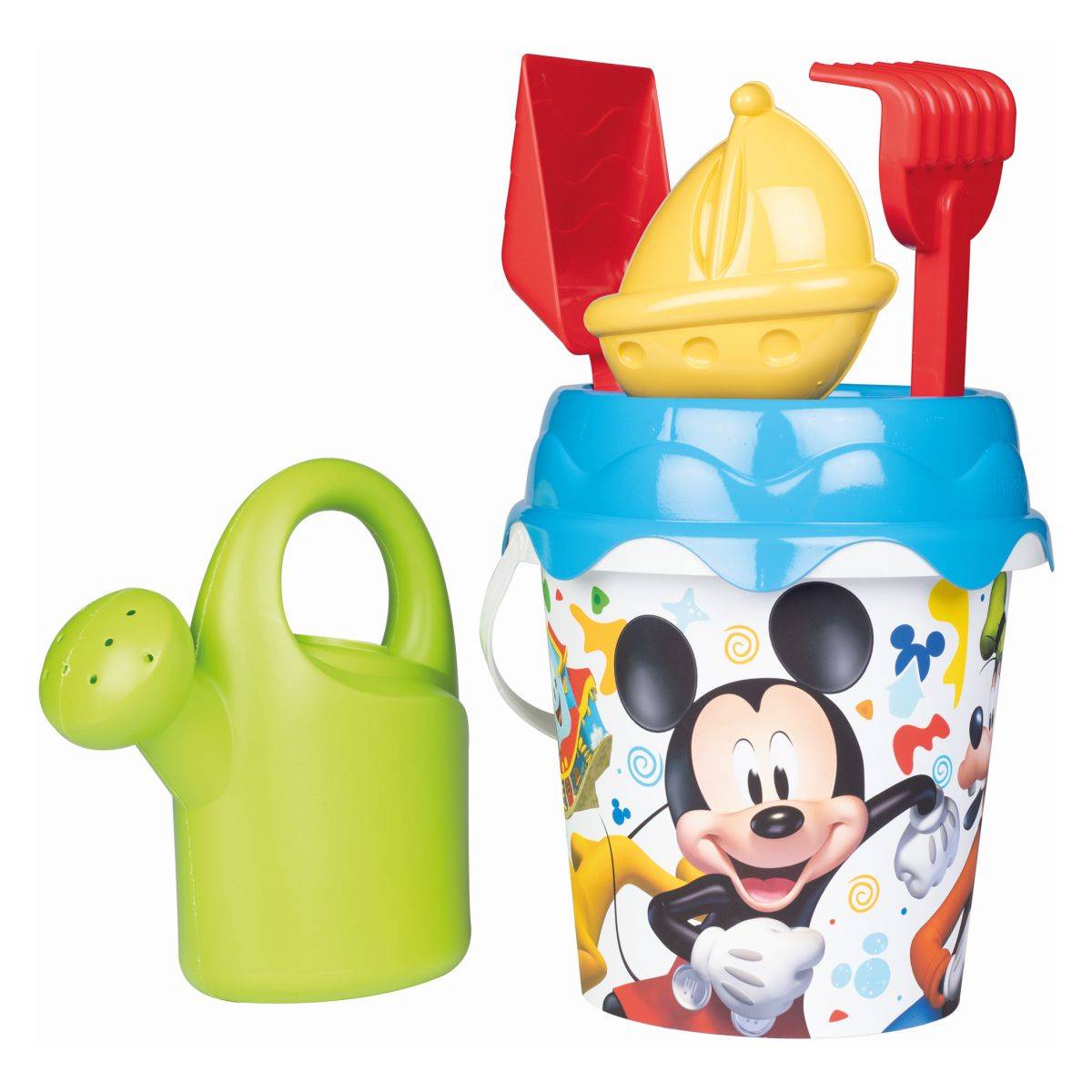 Smoby vedro set Mickey Garnished Bucket Smoby s kanglico velikost 17 cm