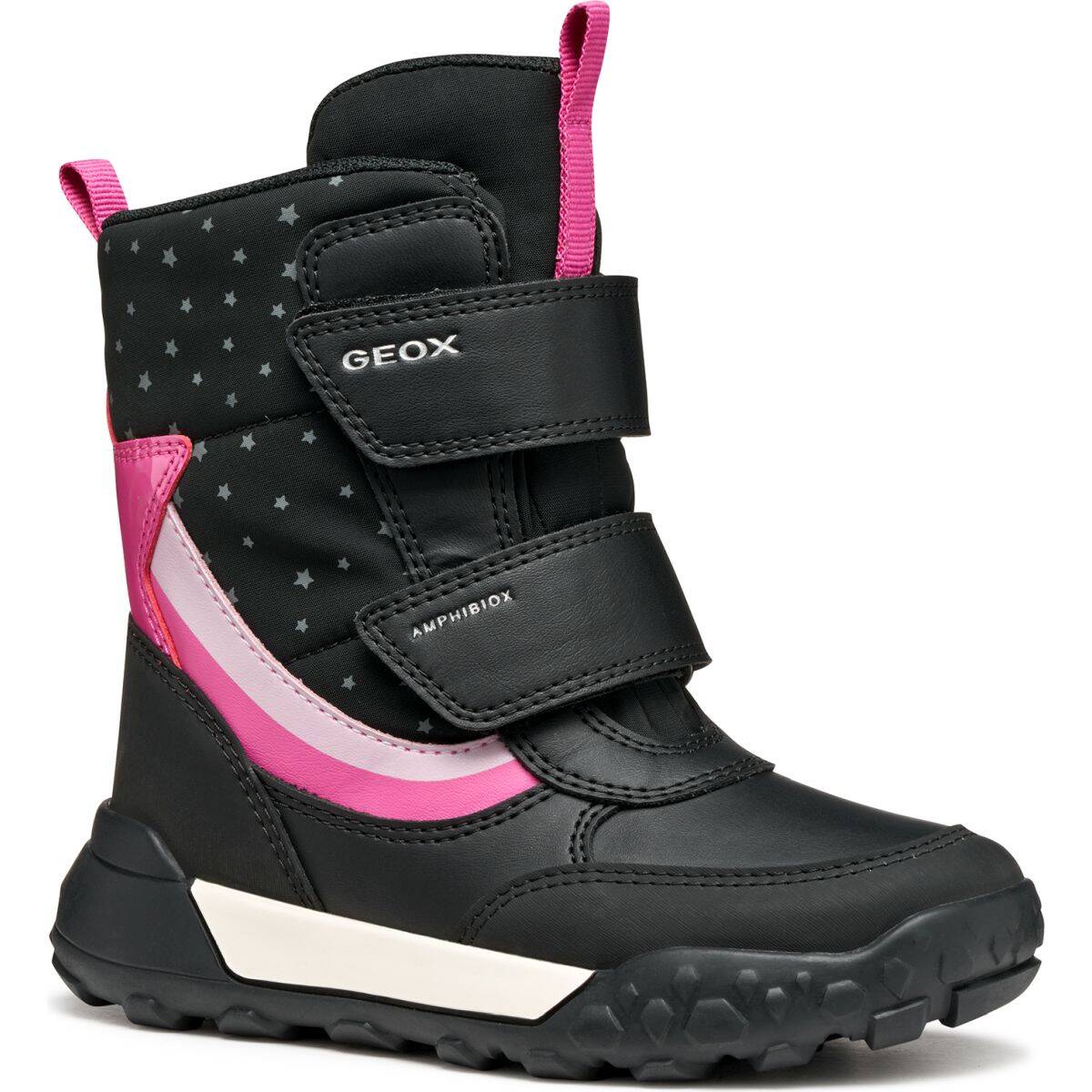 Geox škornji J56M7A J TREKKYUP B ABX B C0922 0MNBC podloženi D black/fuchsia 28