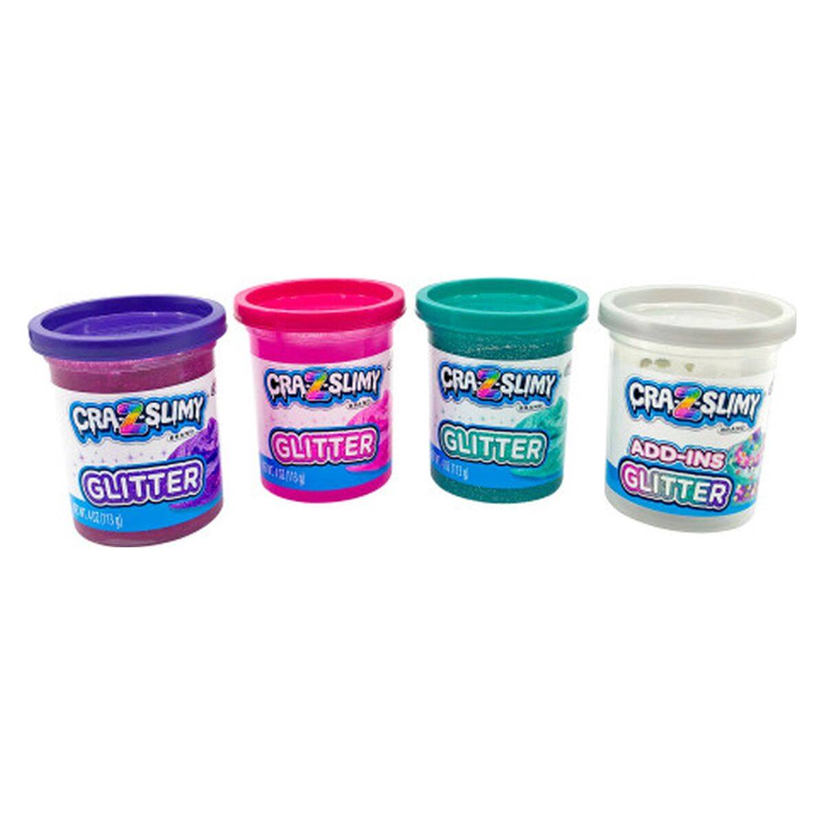 CRAZART slime glitter u kutijici 4 pcs
