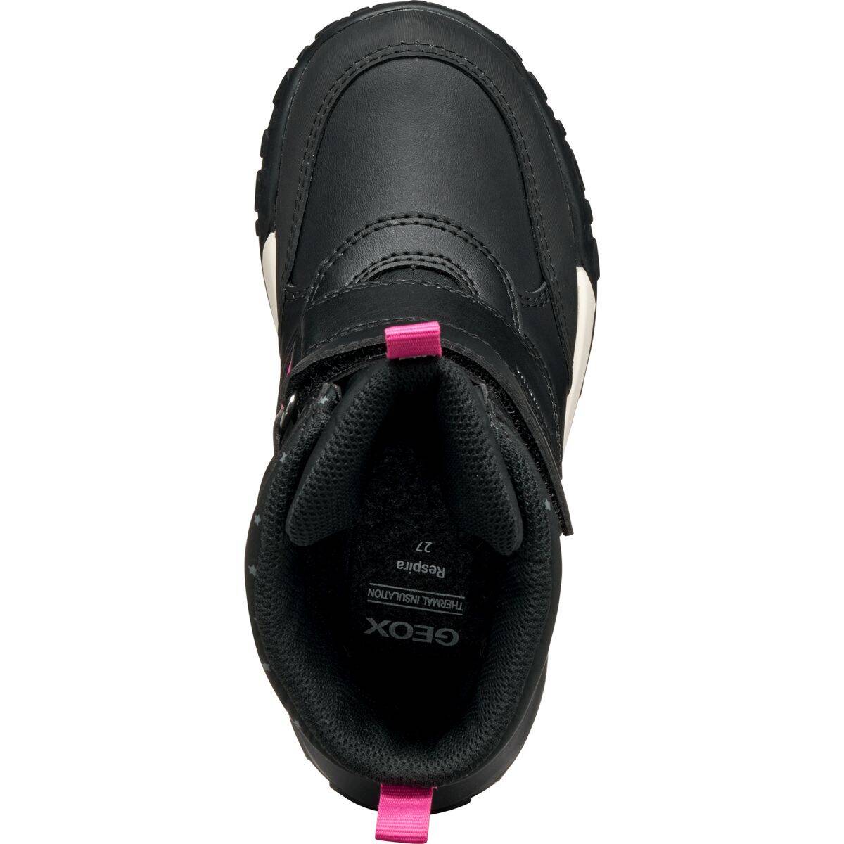 Geox škornji J56M7A J TREKKYUP B ABX B C0922 0MNBC podloženi D black/fuchsia 28