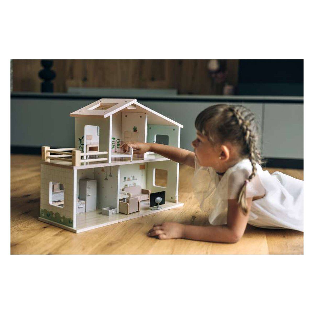 Free 2 Play Hiška za punčke s pohištvom Ella