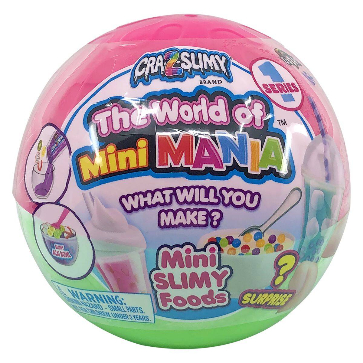 Crazart slime preseneča v kroglici