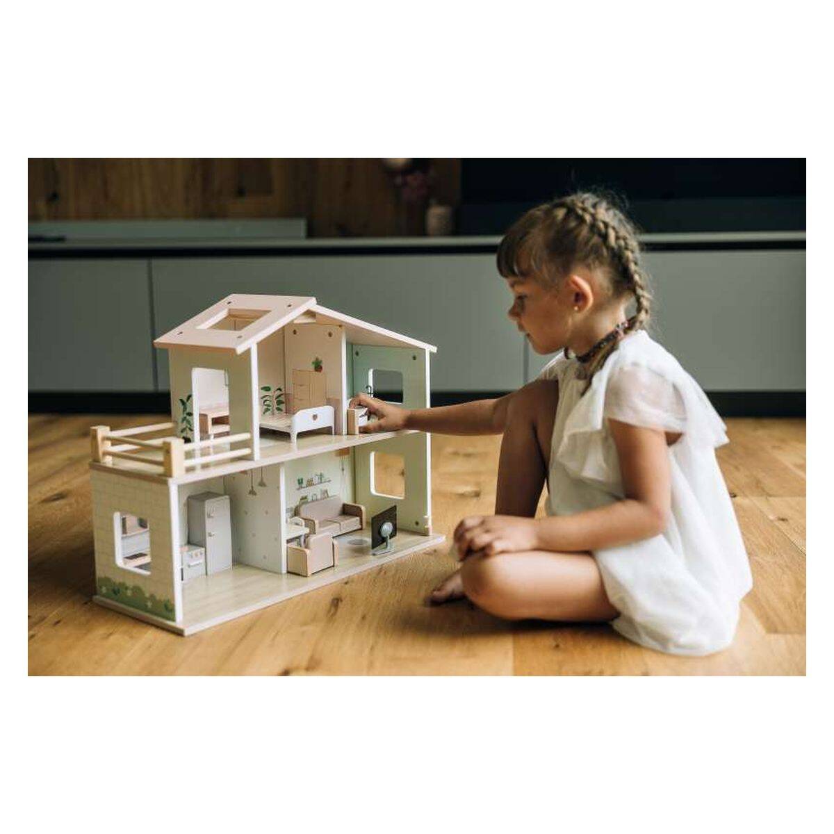 Free 2 Play Hiška za punčke s pohištvom Ella