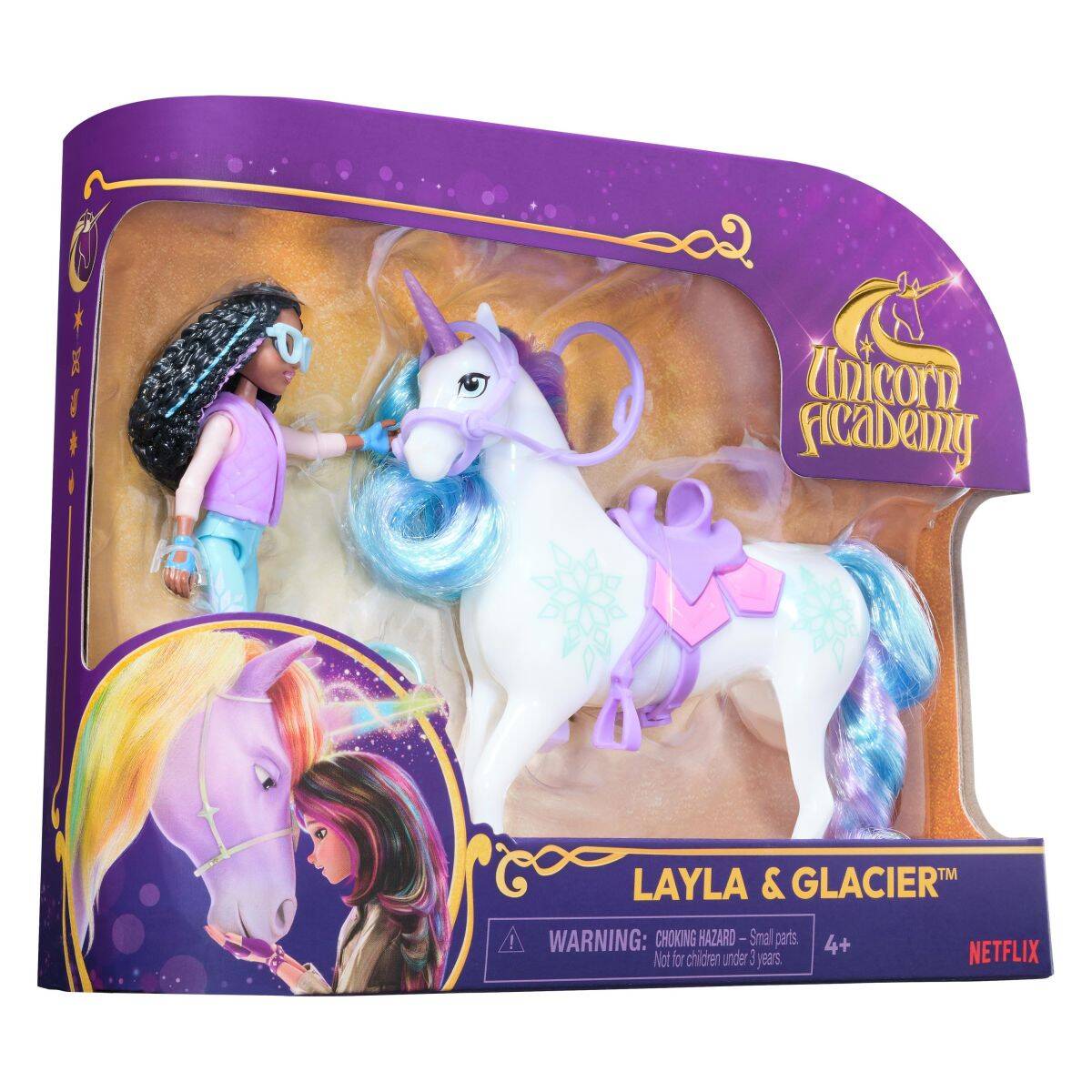 Unicorn Academy punčka Layla in samorog Glacier