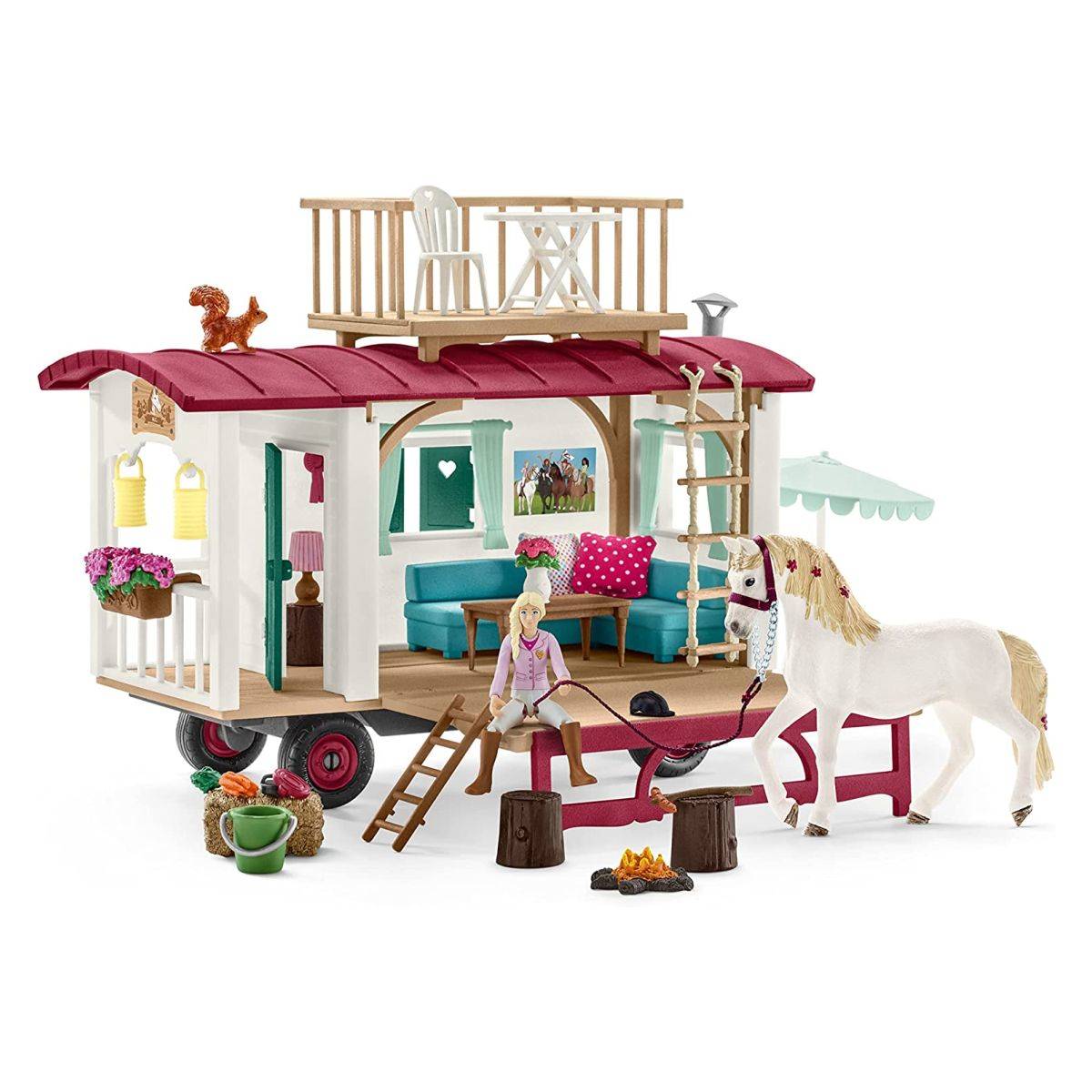 Schleich Konjeniški klub, Karavan za srečanja, set 42593
