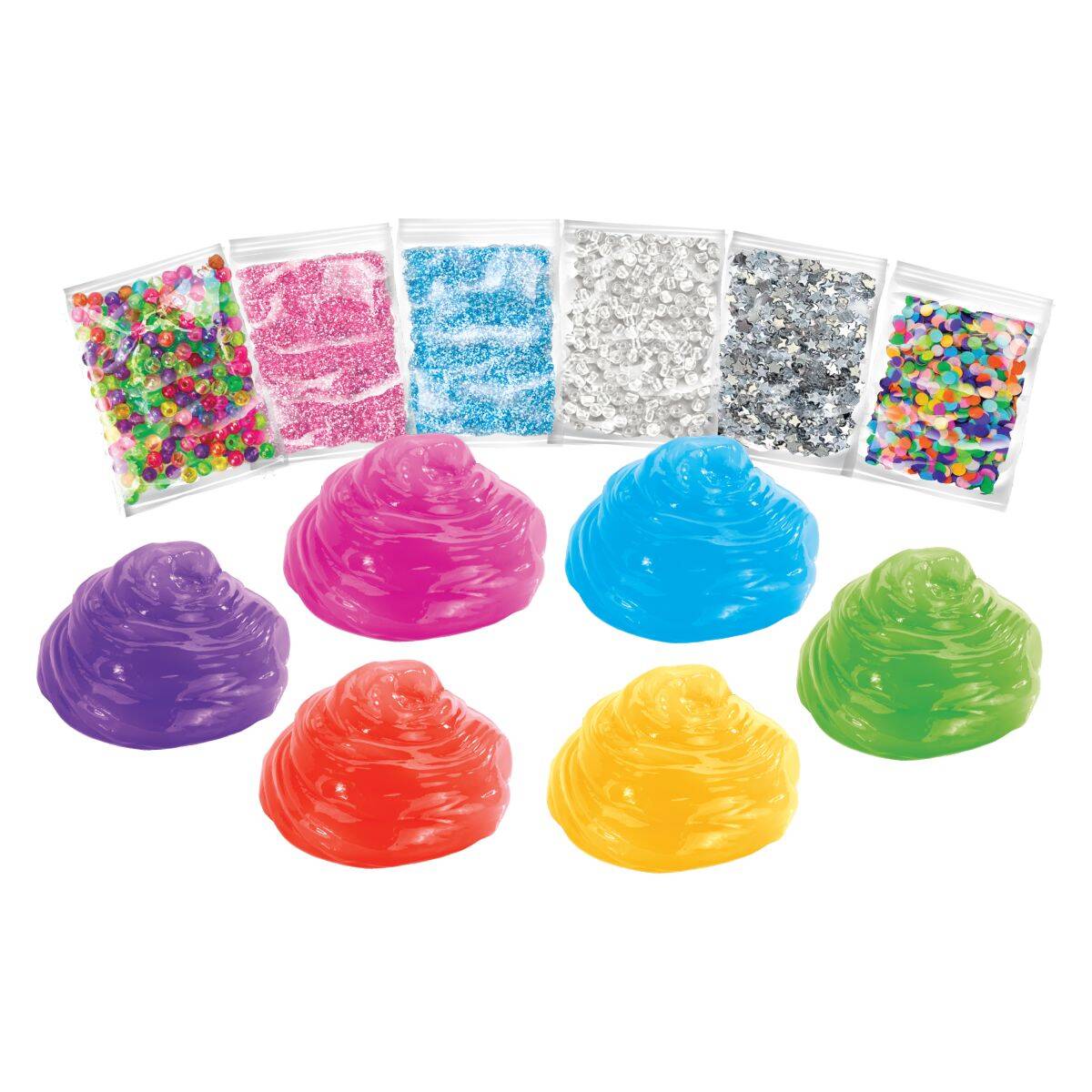 Crazart slime set Bold & Bright 8 kos