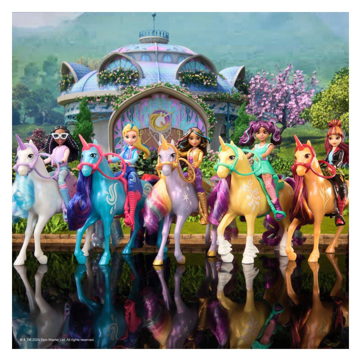 Unicorn Academy punčka Valentina in samorog Cinder