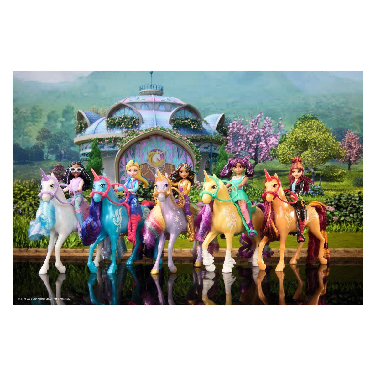Unicorn Academy punčka Valentina in samorog Cinder