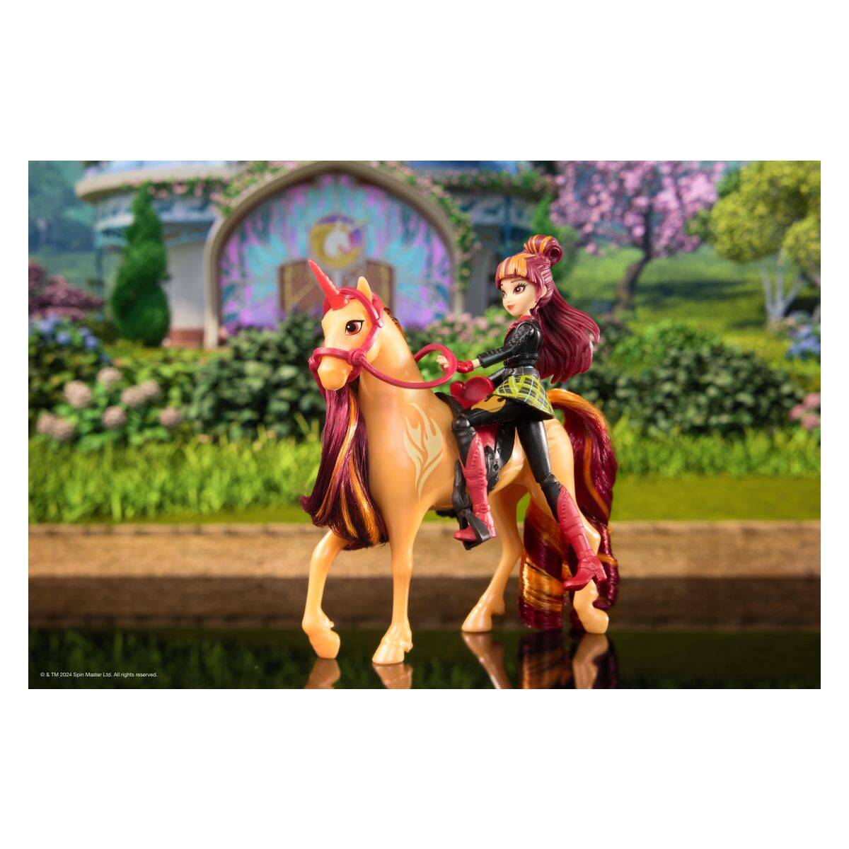 Unicorn Academy punčka Valentina in samorog Cinder