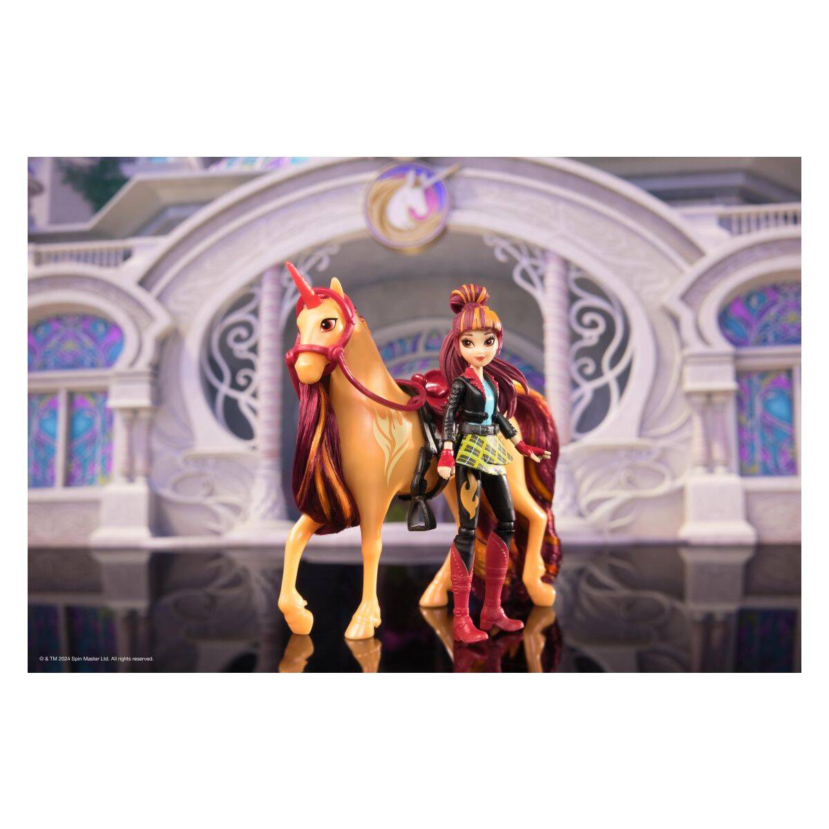 Unicorn Academy punčka Valentina in samorog Cinder