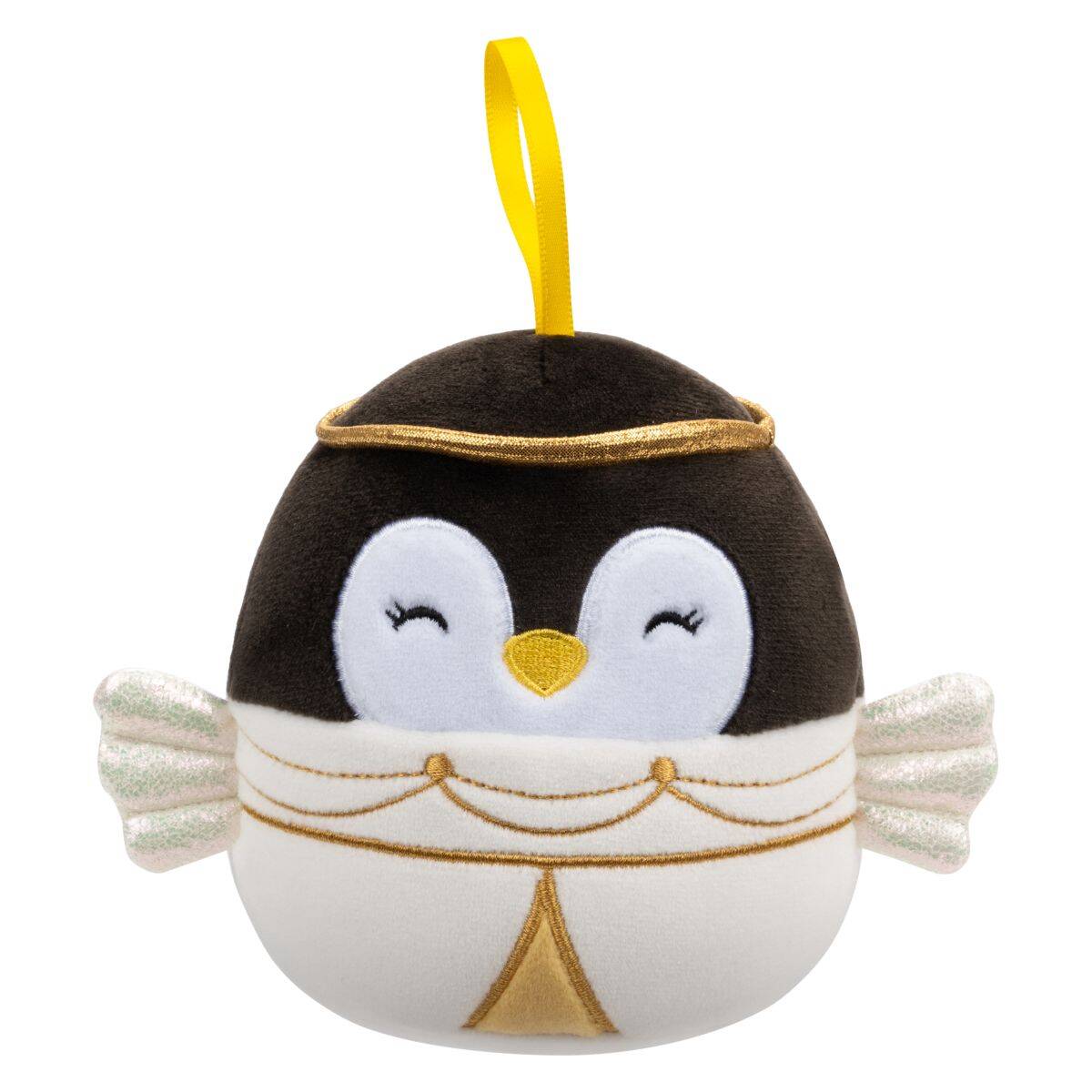 Squishmallows okrasni pliš Luna angelski pingvin, 10 cm