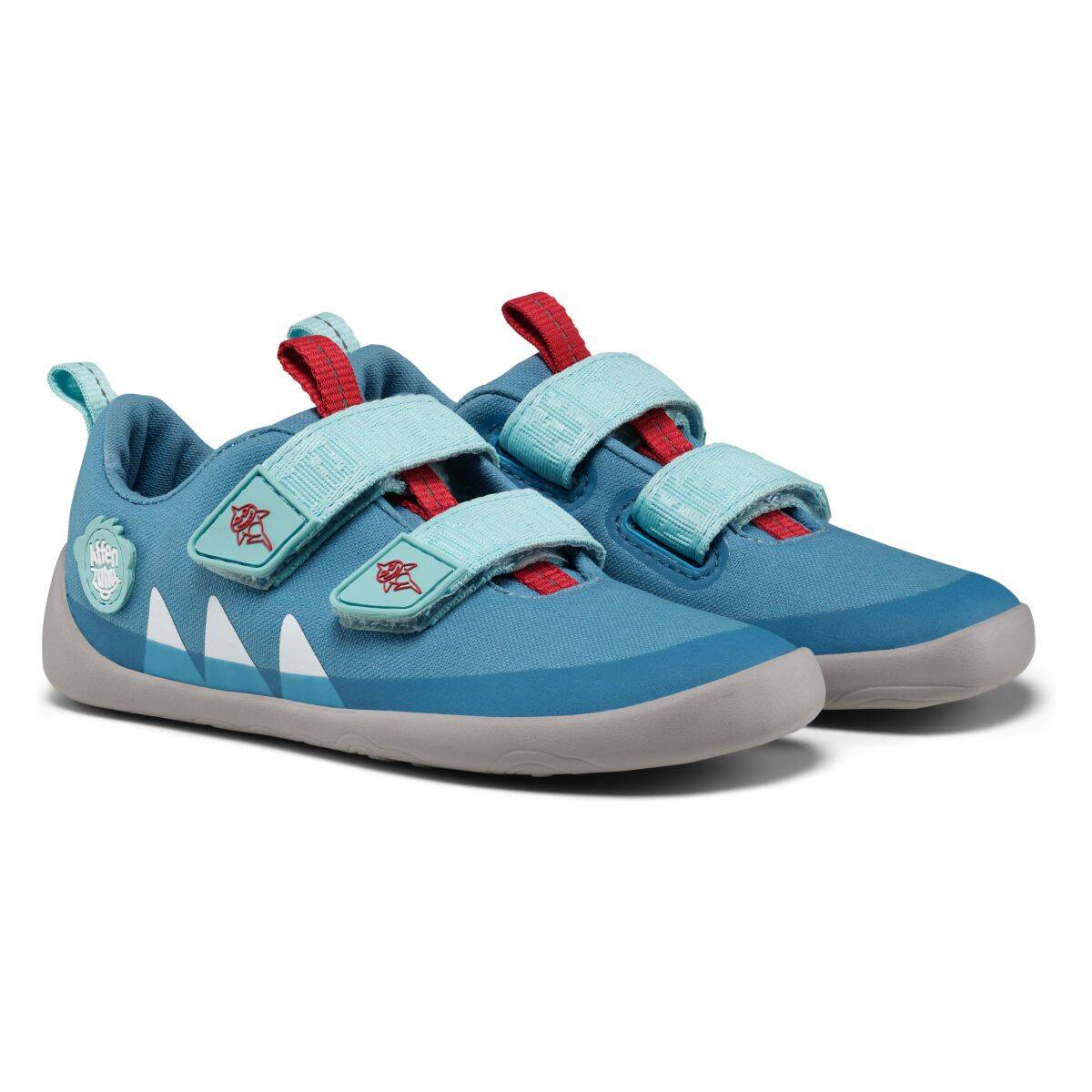 Affenzahn čevelj nizek Cotton Lucky Shark 00391-30211 barefoot F blue 22