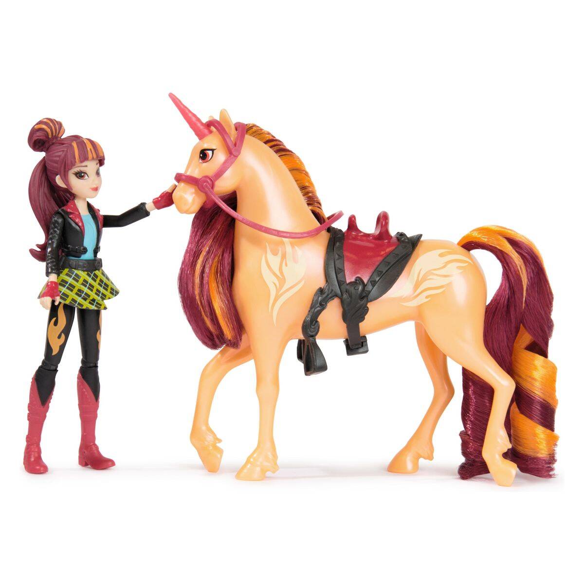 Unicorn Academy punčka Valentina in samorog Cinder