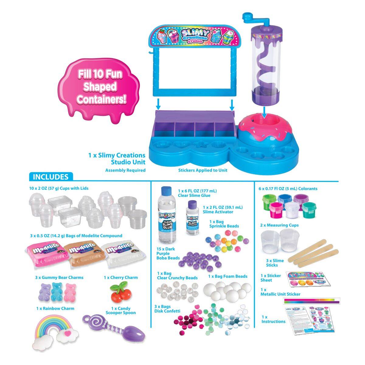 CRAZART slime set Slimy Creation Studio