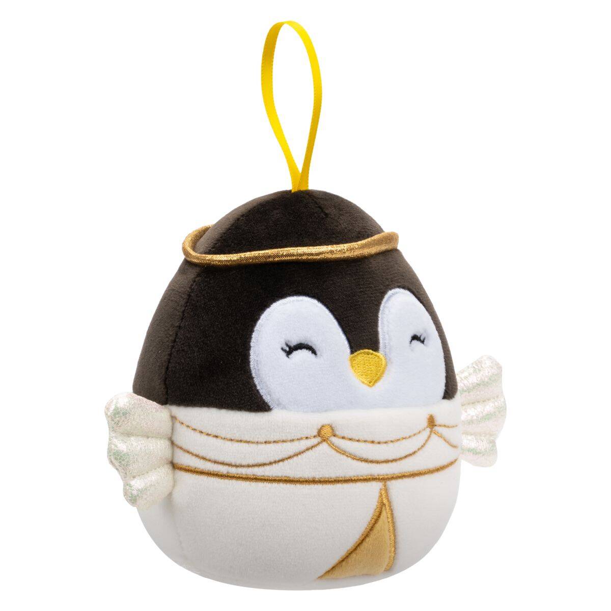Squishmallows okrasni pliš Luna angelski pingvin, 10 cm