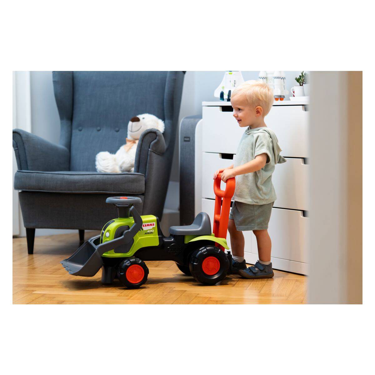 FALK traktor guralica s utovarivačem Baby Claas