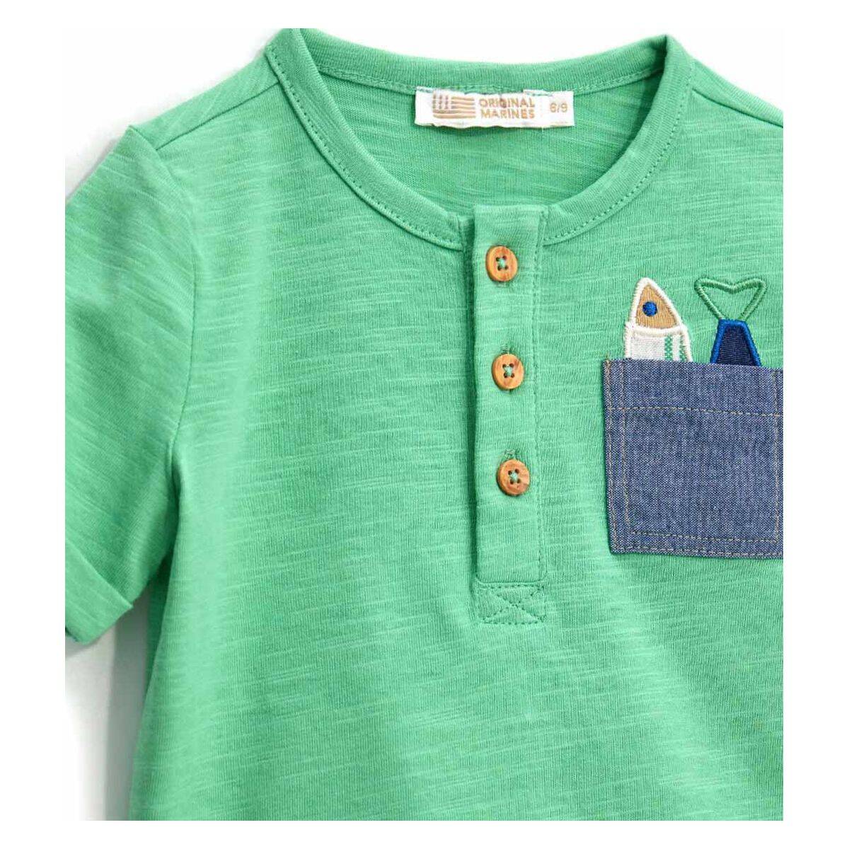 ORIGINAL MARINES majica KR DFP0204NM M Zelena 92