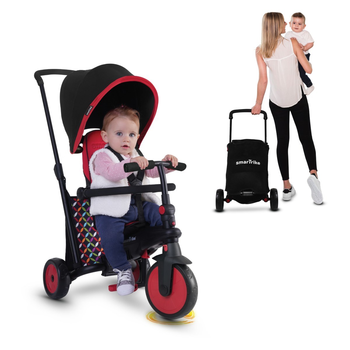 SMART TRIKE tricikl 6 u 1 Sfold 300P crveni 5020511