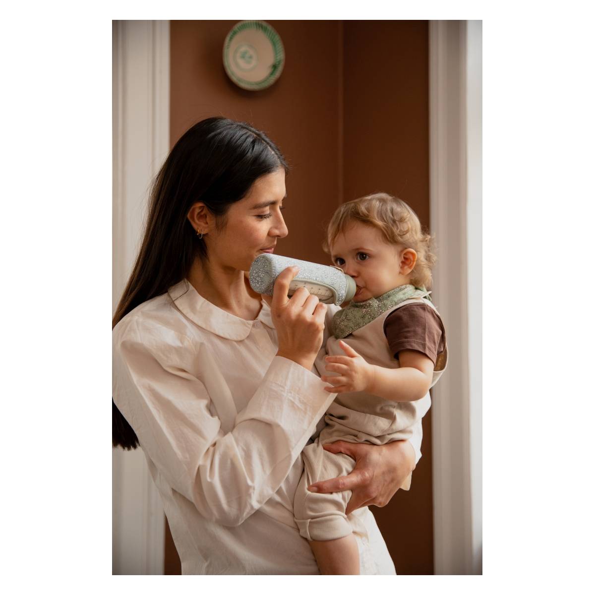 BIBS torbica za bočice x Liberty (225 ml) Eloise - Blush BIBS-LIB-ET-225-E-BLU