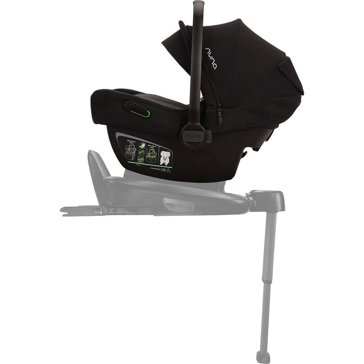 Nuna® Voziček 4v1 Pipa Next in baza Next Ixxa Next caviar