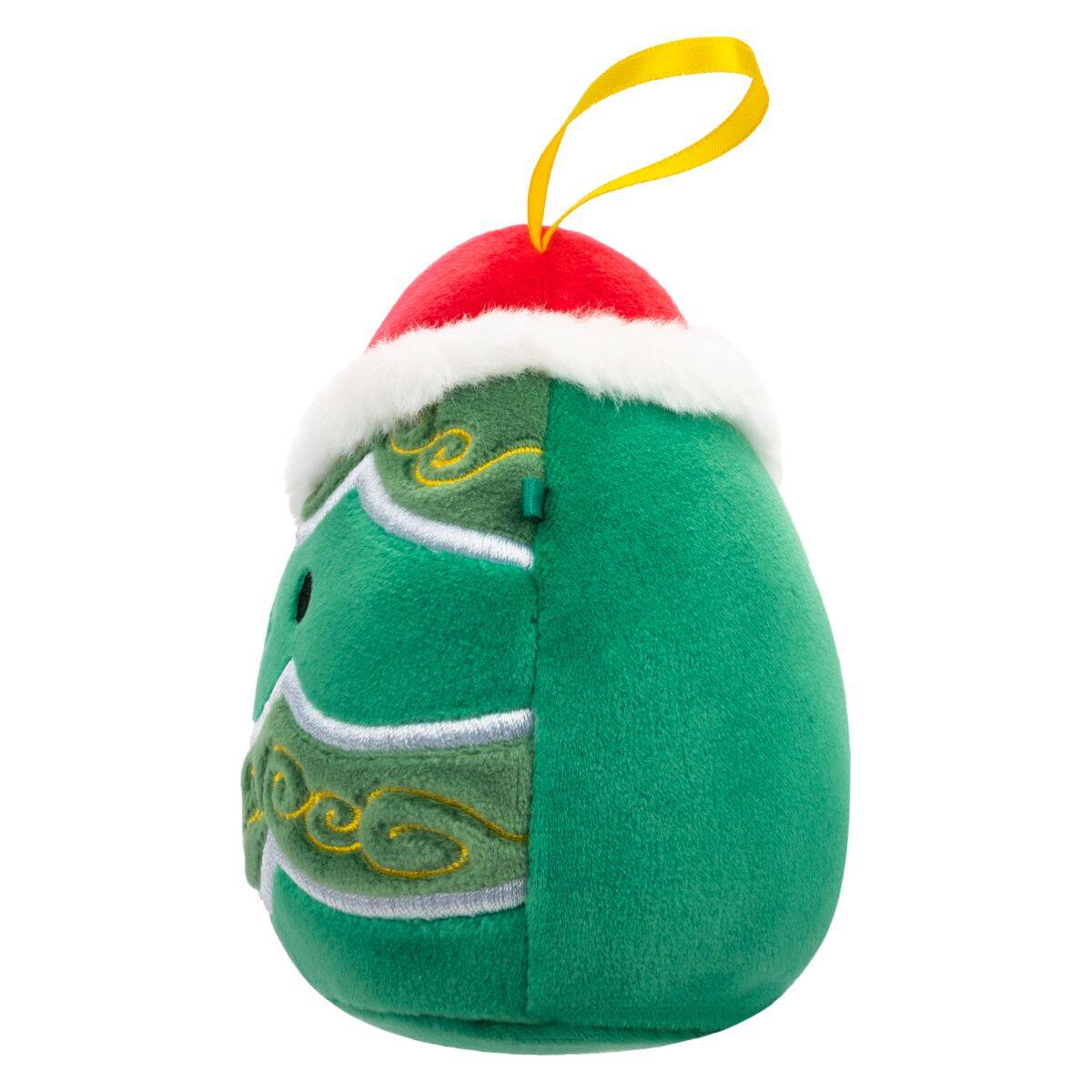 Squishmallows okrasni pliš Andy Božično drevo s kapo, 10 cm