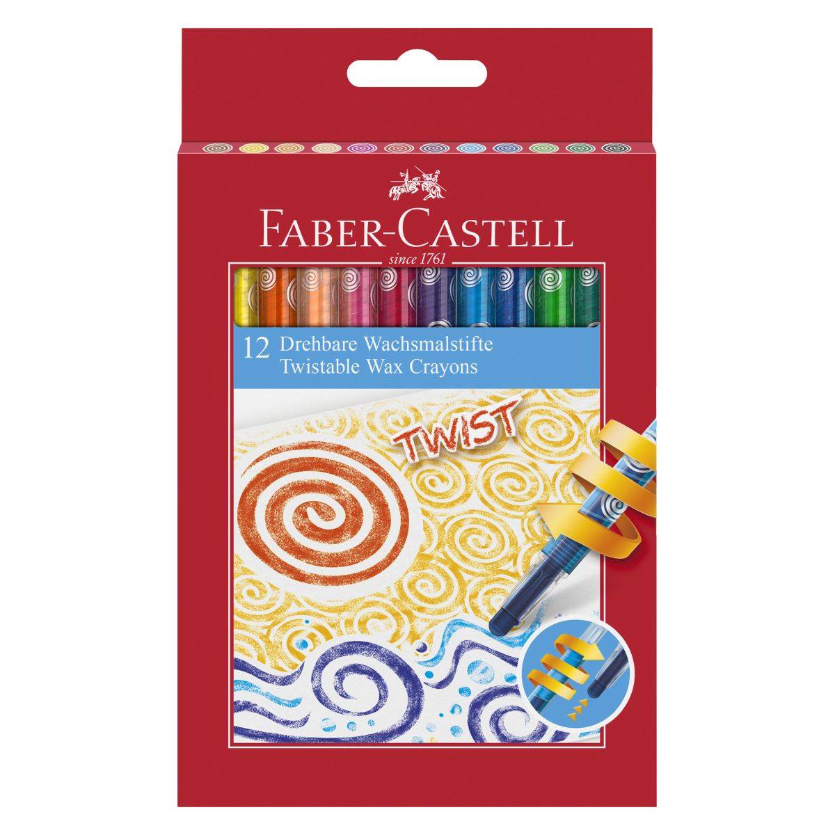 Faber Castell barvice voščene twist 12/1