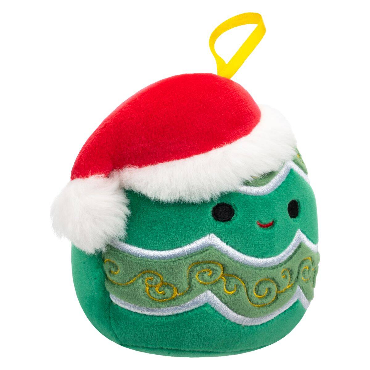 Squishmallows okrasni pliš Andy Božično drevo s kapo, 10 cm