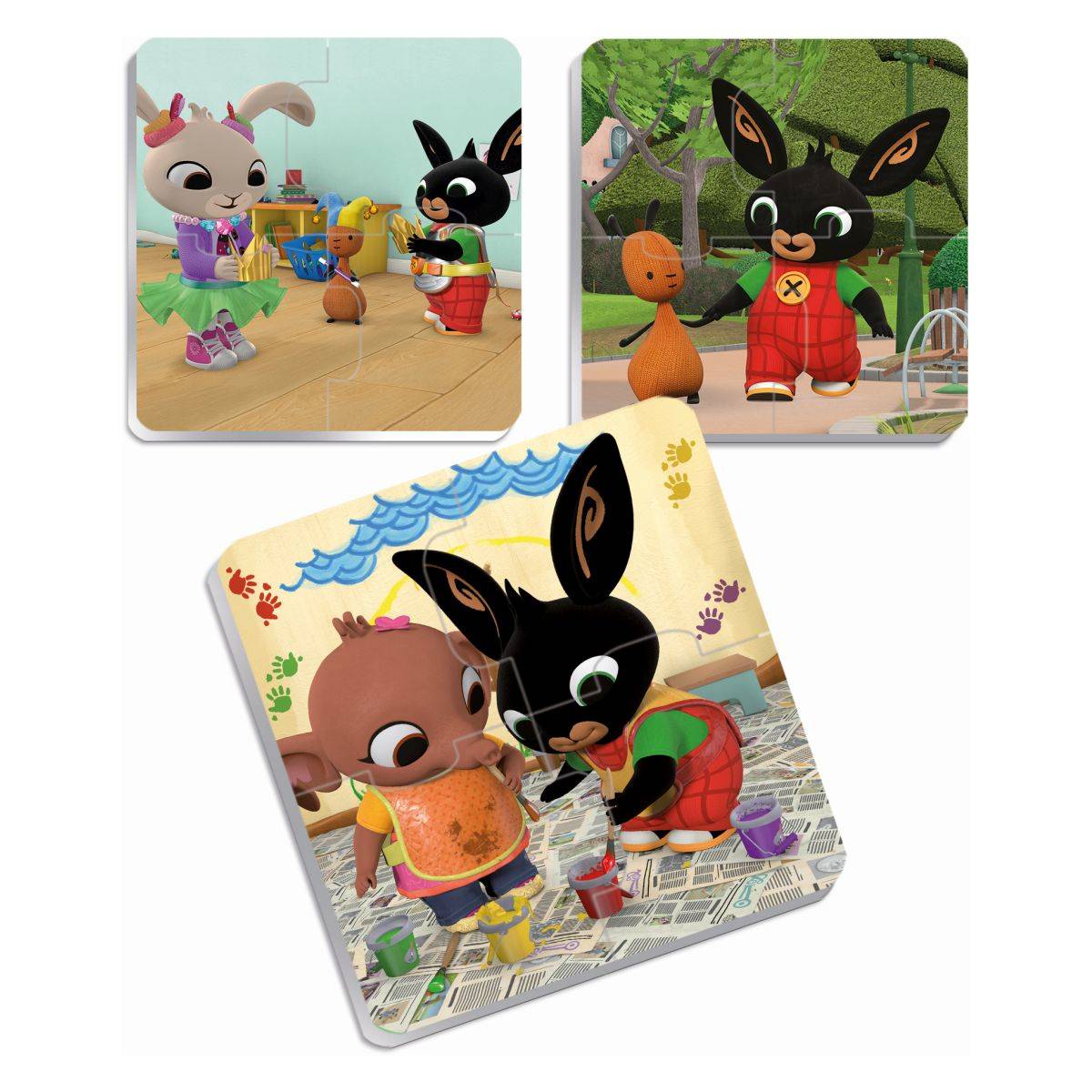 Lisciani Giochi - Puzzle In Legno Di Bing Da 24 Pezzi Con Base Inclusa - Gioco Educativo Per Bambini, 111220