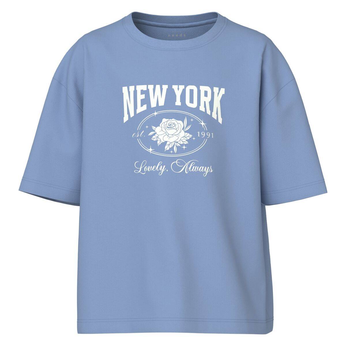 Name It majica KR 13241645 NKFVEEN D Modra 134/140